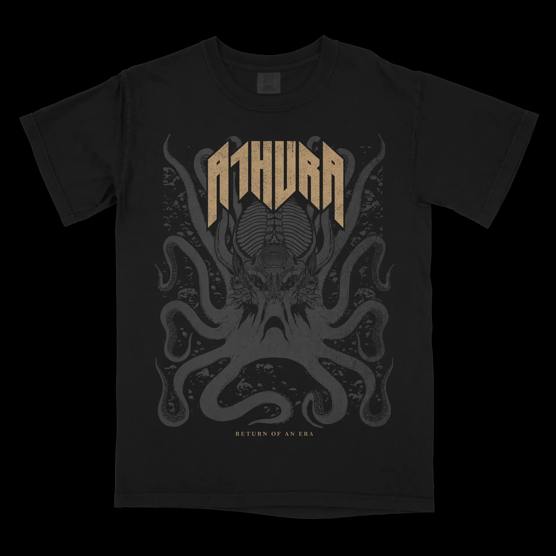 Athura band merch, metal band apparel, artwork and tour merchandise design by Jon Heavens